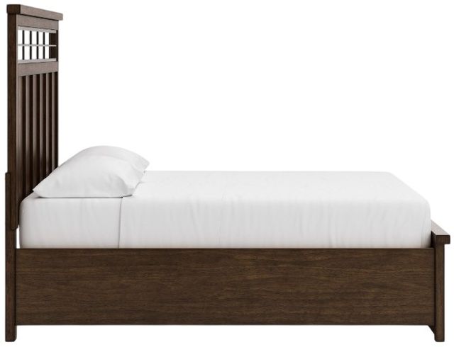 Signature Design by Ashley® Taffenbrook Medium Brown California King Storage Panel Bed-3