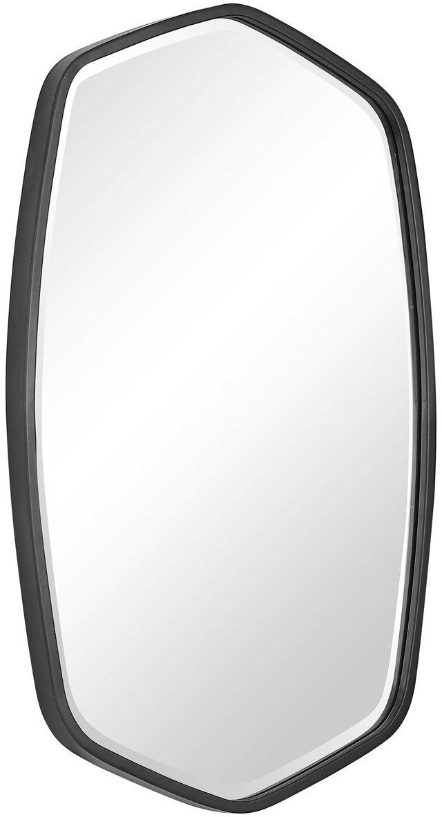 Uttermost® Duronia Satin Black Mirror-4
