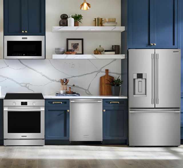 BUY 2 GET 2 FREE! - Frigidaire Professional® 4-Piece Package with 27.8 Cu. Ft. Smudge-Proof® Stainless Steel French Door Refrigerator