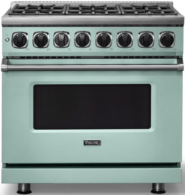 Viking® 7 Series 36" Splash Pro Style Dual Fuel Range-0