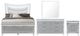 Global Furniture USA Collete 4-Piece White Full Panel Bedroom Set-0