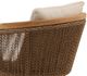 Dovetail Furniture Cian Natural/Sand Olefin/Teak Outdoor Dining Chair-4