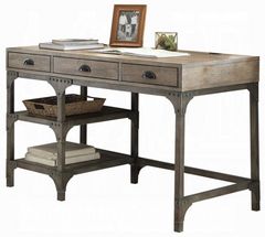 ACME Furniture Gorden Antique Silver/Weathered Oak Writing Desk