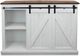 American Heartland Manufacturing Rustic Two Tone Brown/White Tall Quaint TV Stand-4