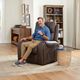 UltraComfort™ Sedona Sutton Graphite Medium Power Lift Recliner-3