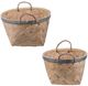 A & B Home 2-Piece Brown Woven Bamboo Basket Set-3