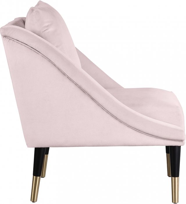 Meridian Furniture Elegante Pink Velvet Chair-3
