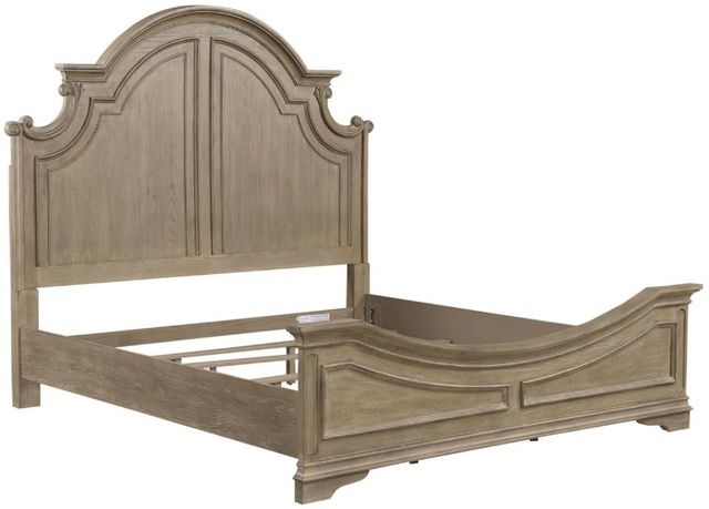 Liberty Furniture Magnolia Manor Weathered Bisque King Panel Bed-0