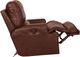 Catnapper® Wembley Walnut Leather Lay Flat Recliner-4