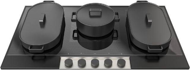 Fulgor Milano® Evano 700 Series 36” Black Anodized Induction Cooktop-3