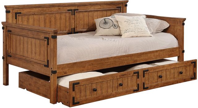 Coaster® Oakdale Storage Trundle Rustic Honey-2