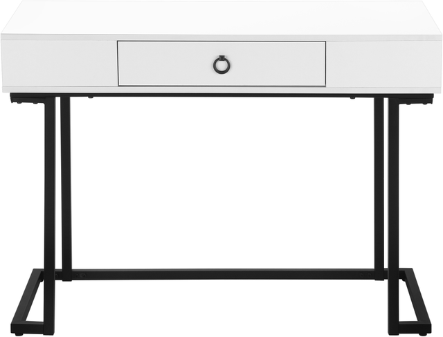 Monarch Specialties Inc. Black/White Computer Desk-1