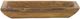 A & B Home Brown 16" Rectangular Teak Tray-1