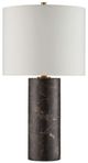 Currey & Company Vespera Antique Brass/Coffee Brown Table Lamp-0
