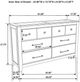 Coaster® Hazlewood Vineyard Oak Bedroom Dresser Cabinet-2