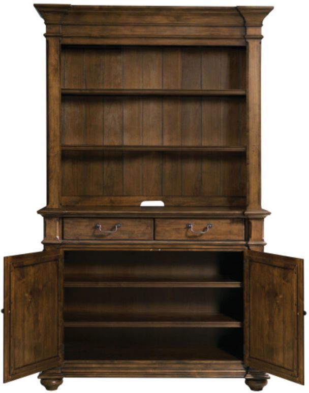 Kincaid® Commonwealth Monte Brown Buffet and Dining Hutch-1
