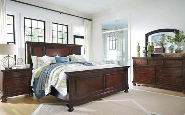 Millennium® By Ashley Porter Rustic Brown King Bed-3