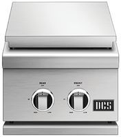 DCS Series 9 14" Stainless Steel Liquid Propane Double Side Burner-1