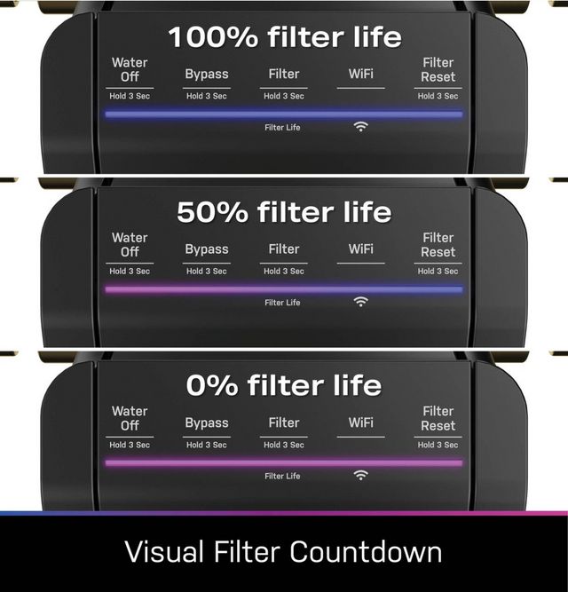 GE Profile™ Black Smart Water Valve with Integrated Filtration-18