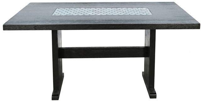 Sunny Designs™ Geovanni Umber Dining Table with Tile Top Insert-2