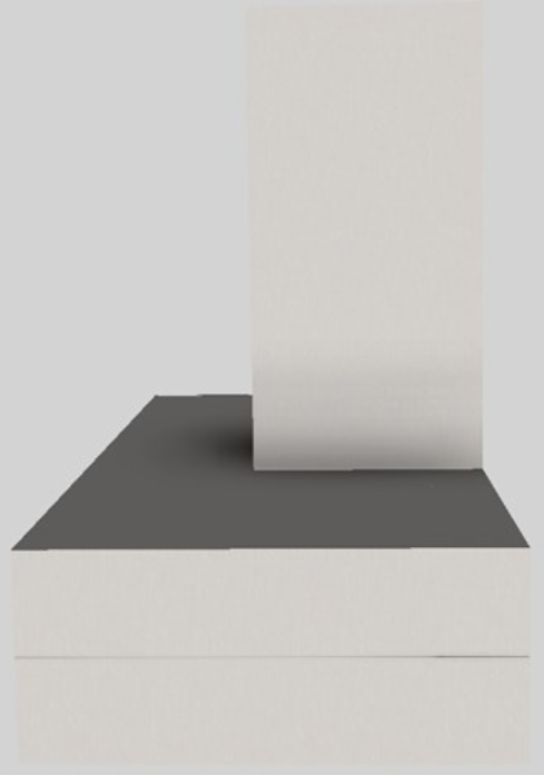 Vent-A-Hood® 42" Stainless Steel Contemporary Wall Mounted Range Hood-1