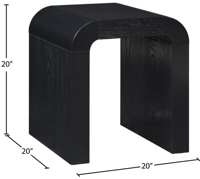 Meridian Furniture Toulon Black End Table-4