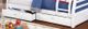 Titus Furniture White Twin/Full Bunk Bed with Storage-1