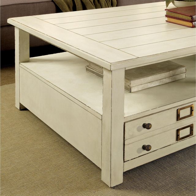 Riverside Furniture Sullivan Country White Coffee Table-2