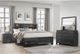 Global Furniture USA Jordyn Gray King Bookcase Bed-4