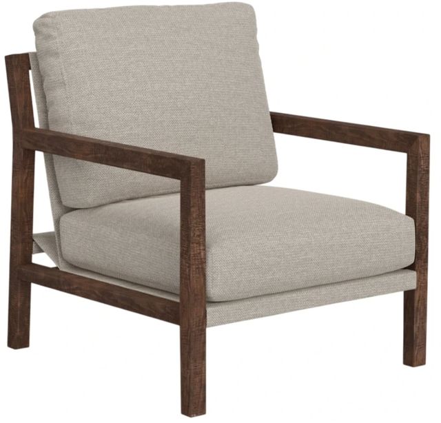International Furniture Direct Milan Brown/Ivory Chair-0