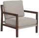 International Furniture Direct Milan Brown/Ivory Chair-0
