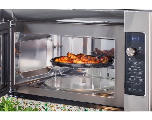 Café™ 1.7 Cu. Ft. Matte White Over The Range Microwave-3