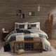 Olliix by Woolrich Tan Full/Queen Winter Hills Oversized Cotton Quilt Set-0