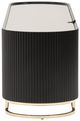 Michael Amini® Lisbon Silken Matte Black Media Cabinet-4