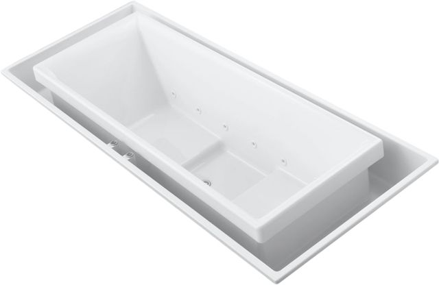 KOHLER® sok® White  104" X 41" Drop-In Effervescence Bath-0
