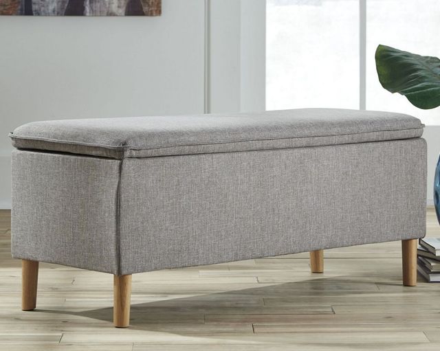 Signature Design by Ashley® Kaviton Gray Accent Bench-1