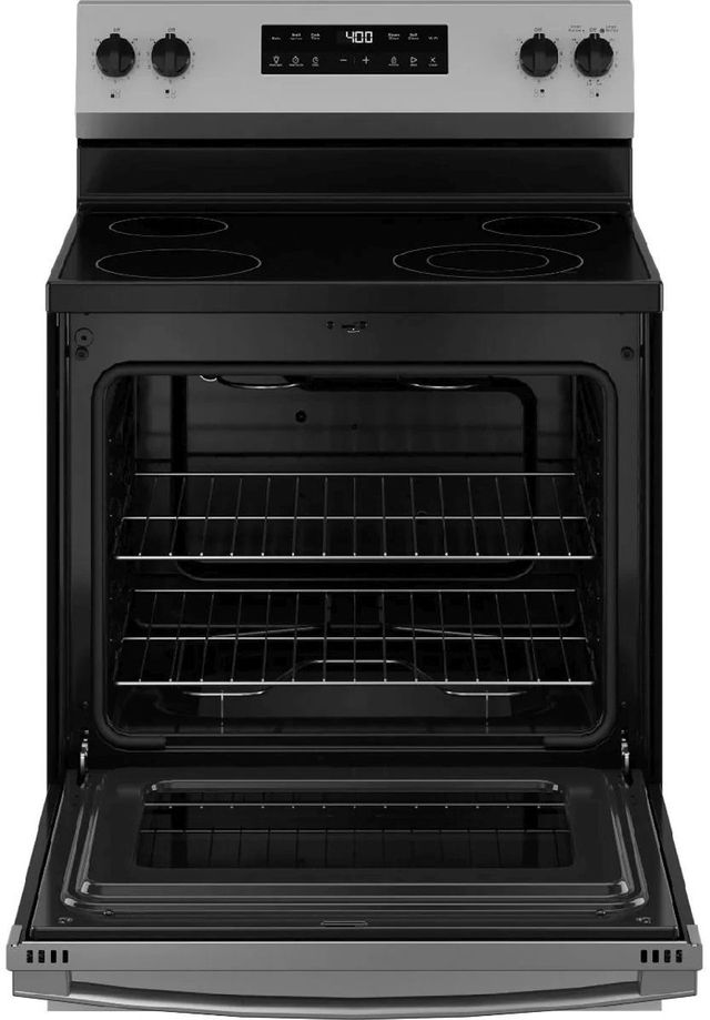 GE® 400 Series 30" Stainless Steel Freestanding Electric Range-2