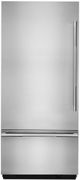 JennAir® Rise™ 36" Fully Integrated Built-In Bottom-Freezer Left-Hand Door Swing Panel-Kit-0