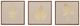 Olliix by Madison Park Golden Harvest 3 Piece Gold Framed Canvas Set-0