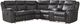 Signature Design by Ashley® Sultan Meadow 2-Piece Carbon L-Shape Manual Reclining Sectional-2