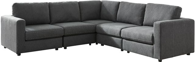Signature Design by Ashley® Candela 2-Piece Charcoal Living Room Seating Set-1