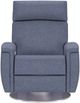 American Leather® Customizable Gordon Fabric 40" Power Swivel Recliner-1
