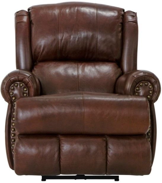 Catnapper® Duncan Walnut Power Deluxe Lay Flat Recliner-3