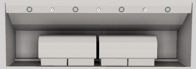 Vent-A-Hood® 66" Stainless Steel Wall Mounted Range Hood-3