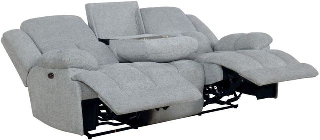 Coaster® Waterbury 2-Piece Grey Power Reclining Living Room Set-3