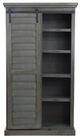 American Heartland Manufacturing Rustic Provincial Dark Blue Shutter Door Pantry-1