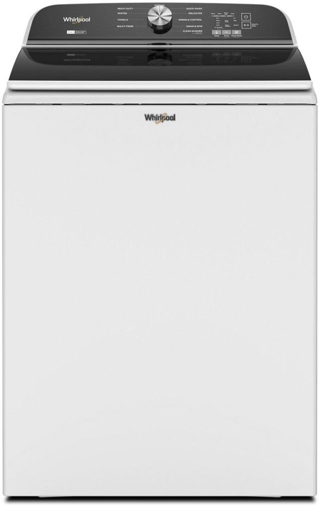 Whirlpool® White Top Load Washer & Electric Dryer Laundry Pair-1