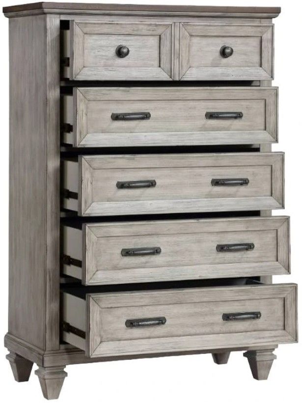 New Classic® Home Furnishings Mariana Vintage Creme Chest-3