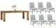 Parker House® Crossings Downtown 7-Piece Amber/Elise Linen Dining Set-0