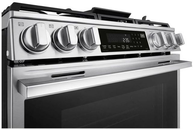 LG 30" PrintProof® Stainless Steel Slide In Gas Range-7